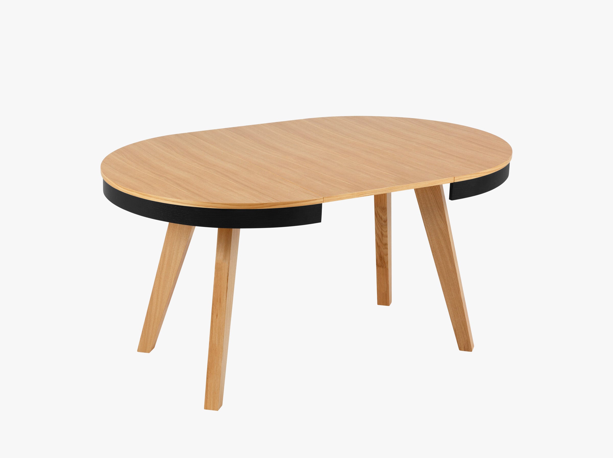 Ludia tavoli e sedie legno impiallacciatura in quercia naturale 