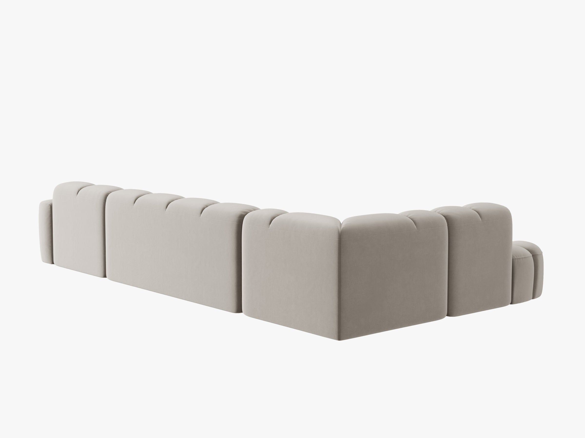 Lisa sofas velvet light beige