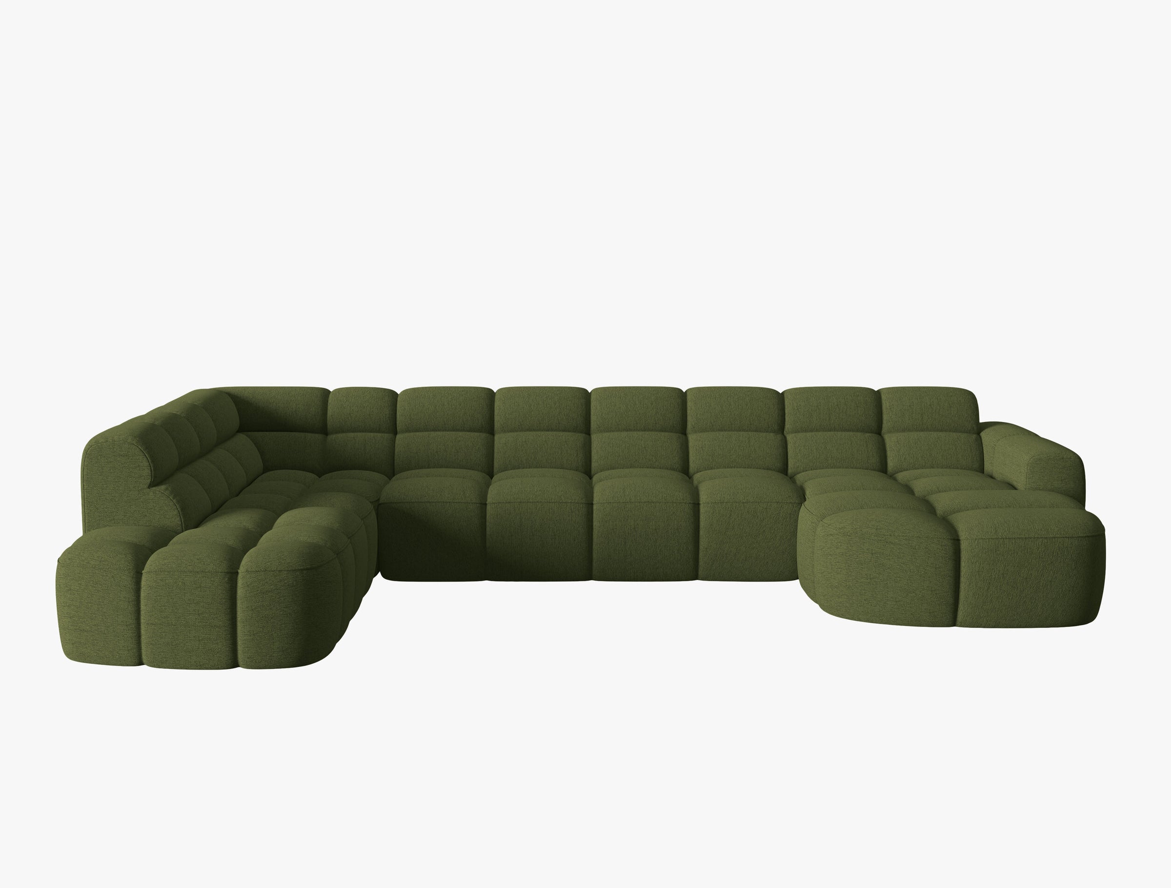 Lisa Structured fabric (Sor35) / Green melange 0