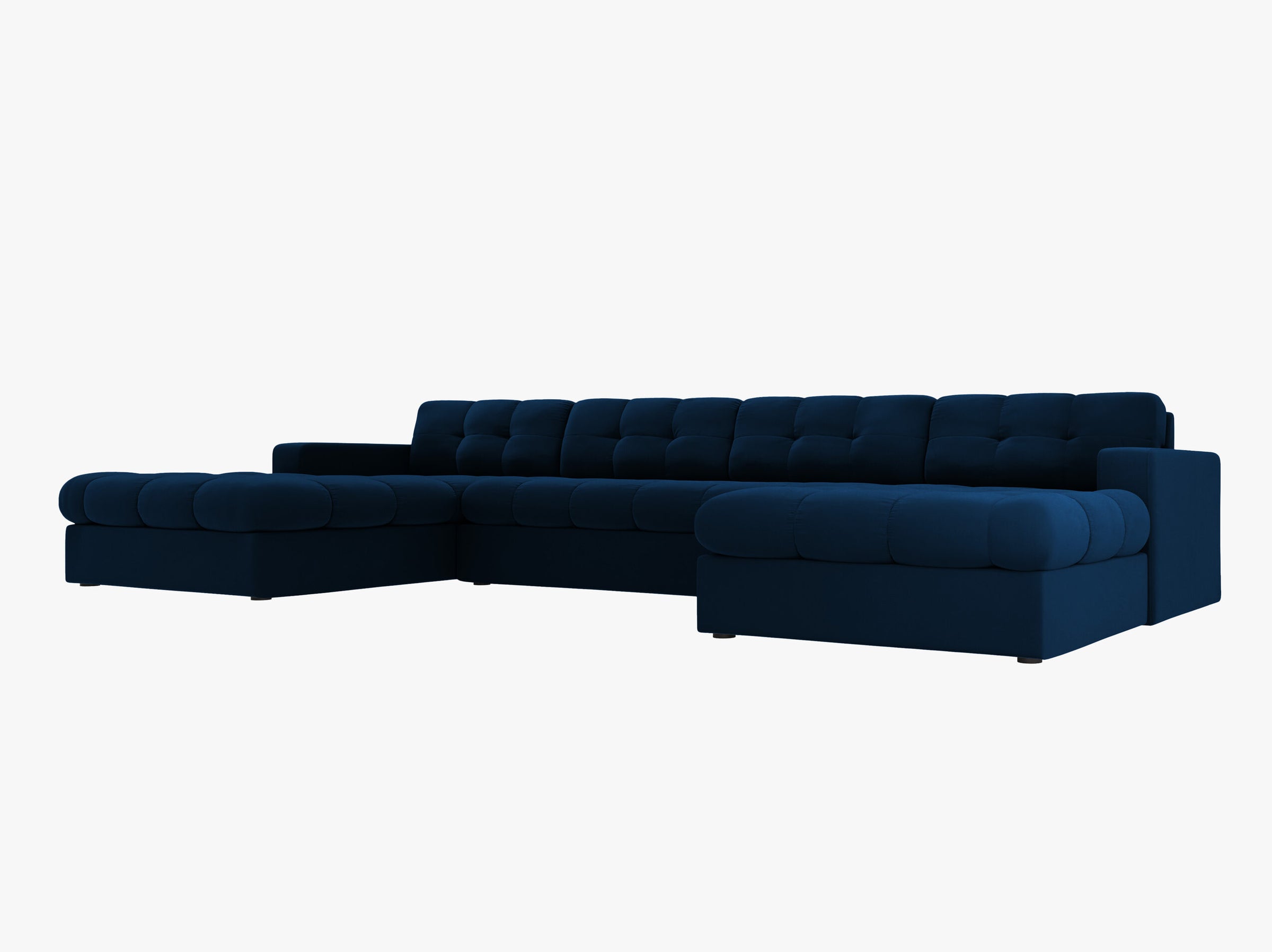 Justin sofas velvet royal blue