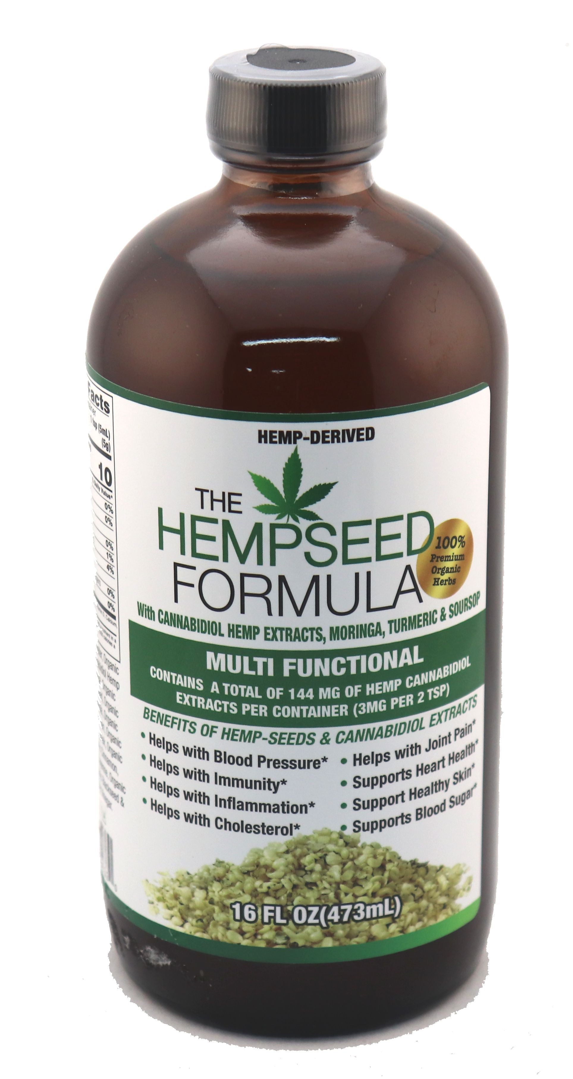 Hemp Seed Oil (Cold Pressed) 16 fl oz (473 mL), Benefits