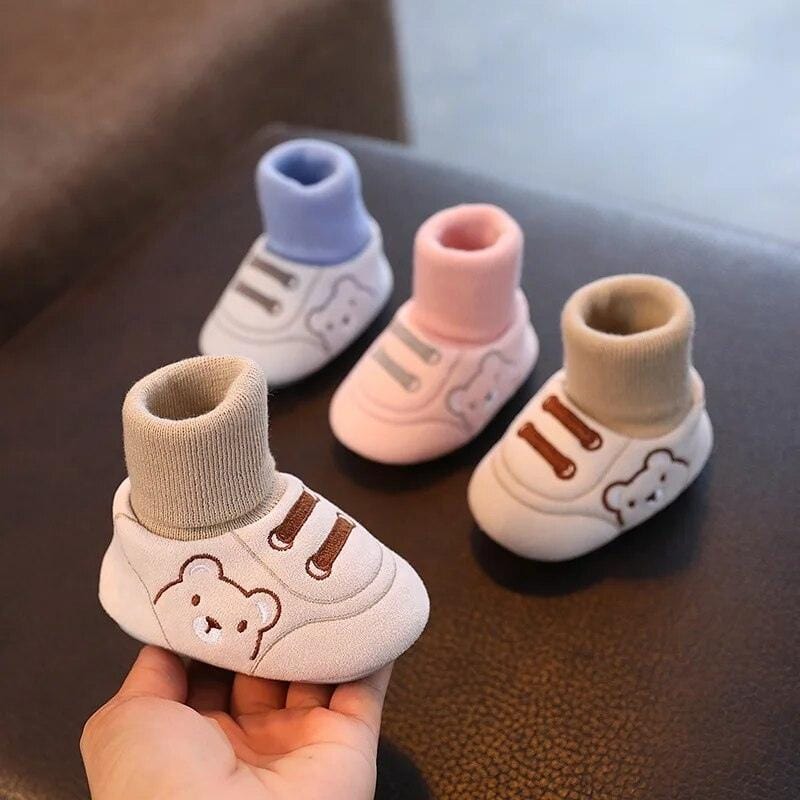 Bottes de neige bébé - burgandy - Babymocs - la [kaban]