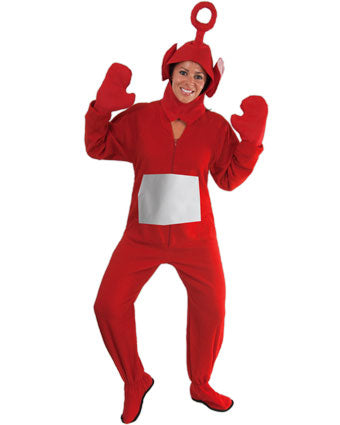 DIY Teletubby Halloween  Costume  Idea  Using  Footed Pajamas  