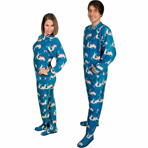 Adult Fleece Footie Pajamas 87