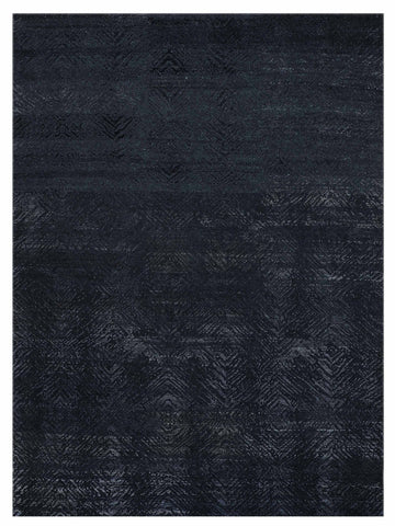 Mary Carbon Contemporary Knotted Rug