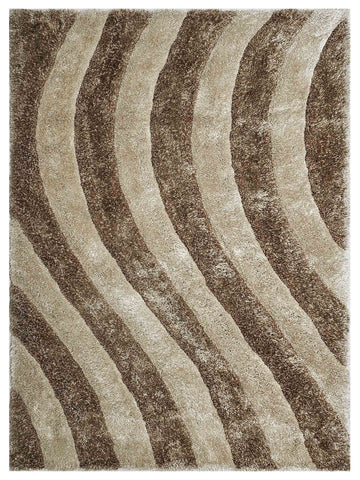 American Cover Design 3D Shaggy 3D 803 Champaign Modern Tufted Rug