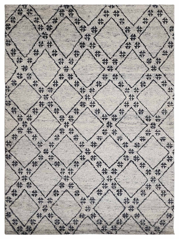 Artisan Marion Silver Transitional Knotted Rug