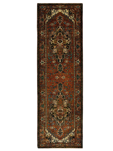 Artisan Sarapi Rust Rust Traditional Knotted Rug