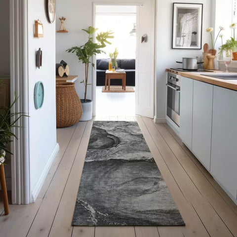 Dalyn Rugs Odyssey OY14 Charcoal Transitional Machine Made Rug1