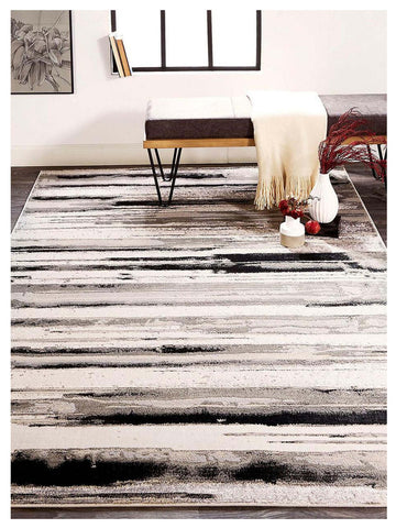 Feizy Micah 3049F Silver Distressed Machinemade Rug