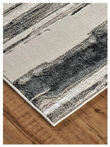 Feizy Micah 3049F Silver Distressed Machinemade Rug