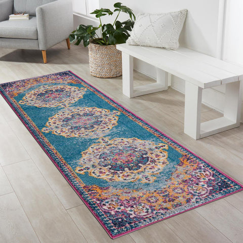 Limited Grace GE-351 BLUE ORANGE  Rug