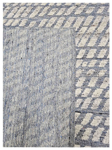 Artisan Harmony Grey Blue Transitional Knotted Rug