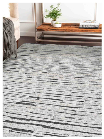 Harmony Ivory geometric style Knotted carpet