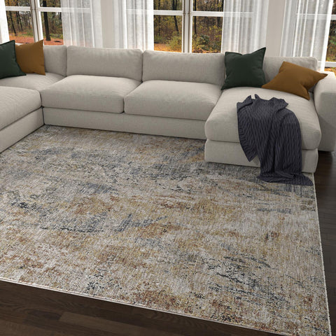 KAS Avani 8409 Blue Spice Transitional Machinemade Rug