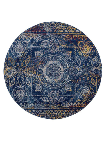 Limited Grace GE-359 TEAL BLUE Transitional Machinemade Rug