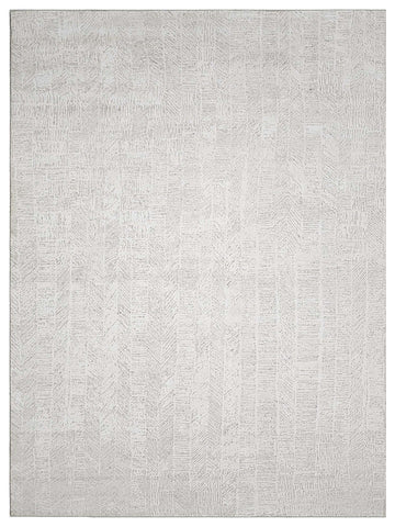 Artisan Mary Ivory Contemporary Knotted Rug