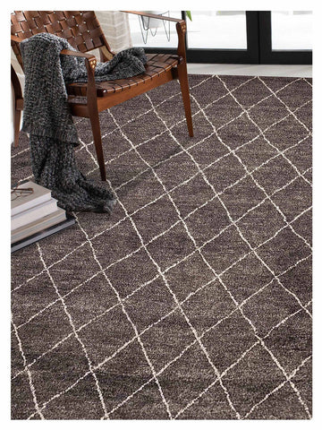 Artisan Marion Chocolate Transitional Knotted Rug