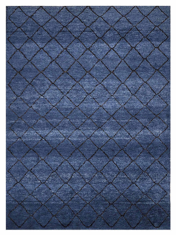 Artisan Marion Navy Transitional Knotted Rug