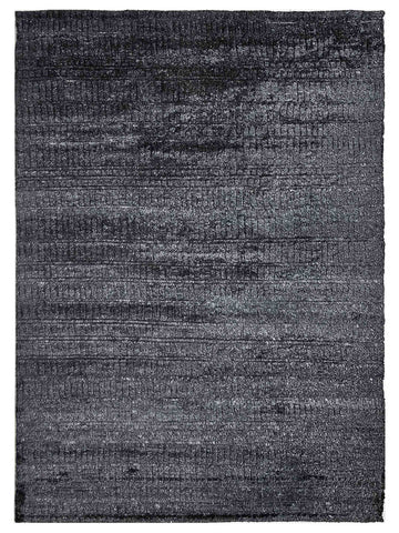 Marion Black Transitional Knotted Rug