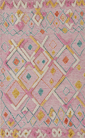 Momeni Allegro ALL-2 Pink Contemporary Hand Tufted Rug