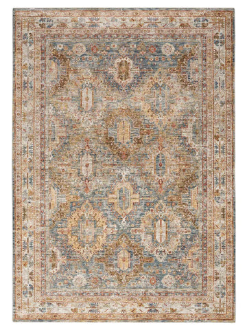 Nourison Sahar SHR01 Blue Traditional Machinemade Rug