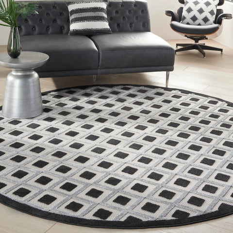 Nourison Amore AMOR2 Charcoal Contemporary Rug