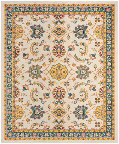 Nourison Home Nourison Essentials NRE05 Ivory Gold Traditional Machinemade Rug