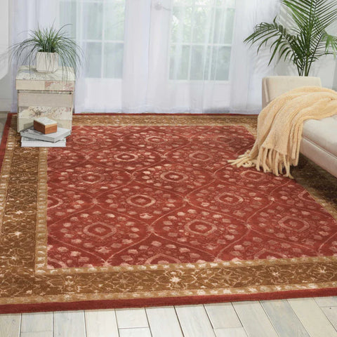 Nourison Home Symphony SYM06 Ruby Traditional Tufted Rug