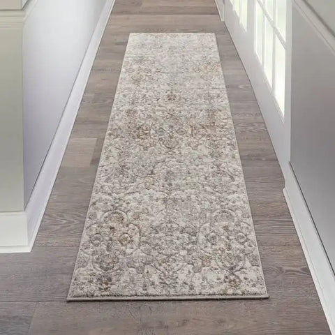 Nourison Royal Terrace KI43 Beige Blue Contemporary Machinemade Rug