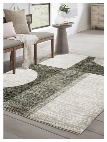 Oriental Weavers STRADA STR06 Charcoal Grey Contemporary Machinemade Rug