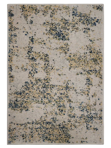 Stana Beige Teal Transitional Machinemade Rug