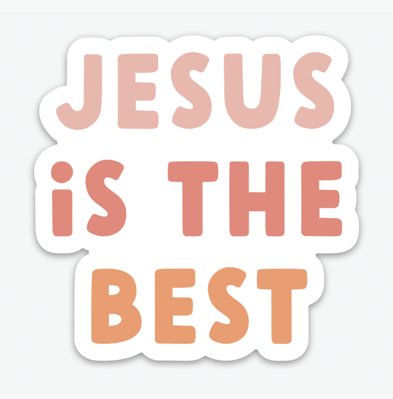 Jesus loves you Christian Stickers, trending Stickers, quote Vinyl Sti –  Neyastickershop