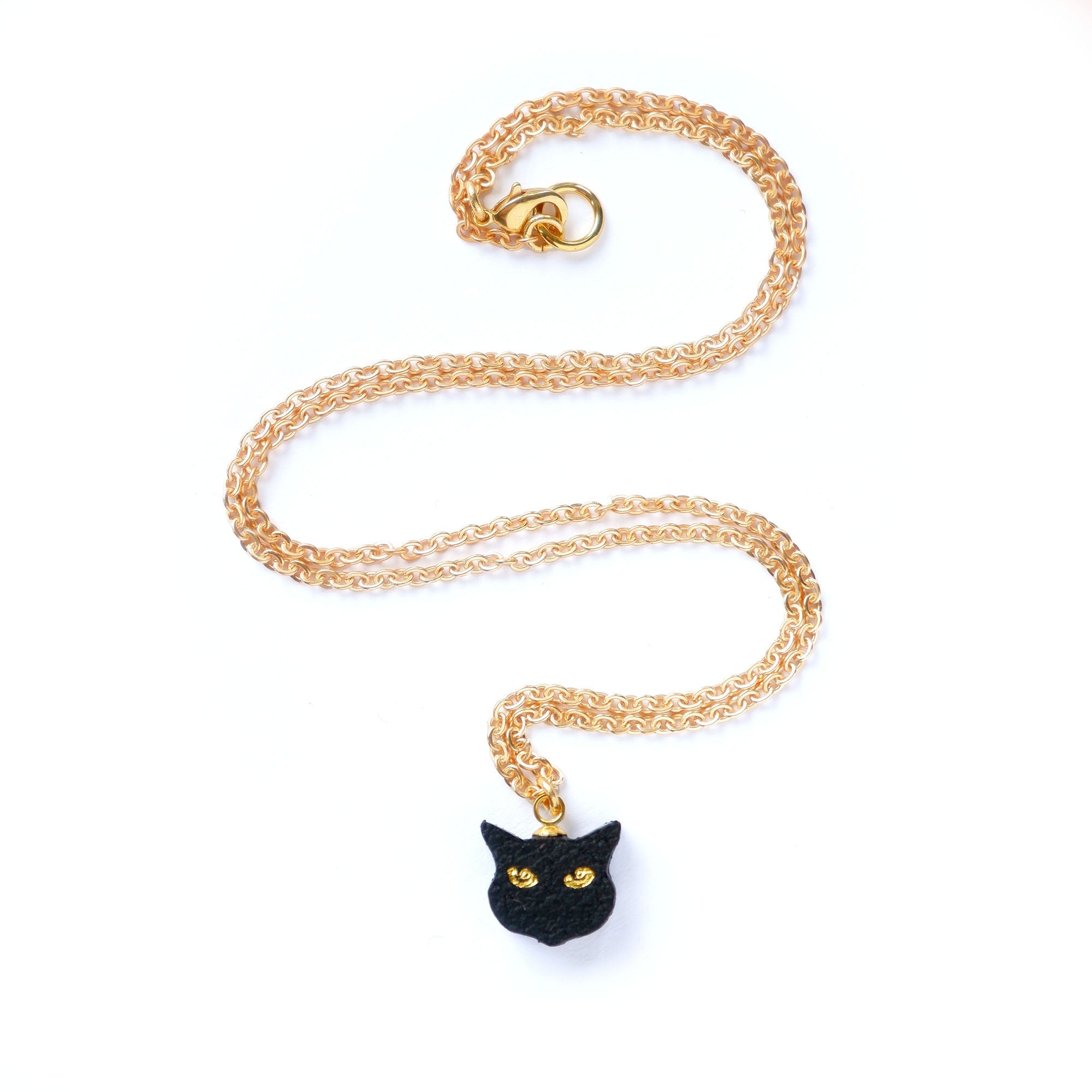 Cute Black Cat Sheet Ghost Pendant Necklace ⋆ It's Just So You