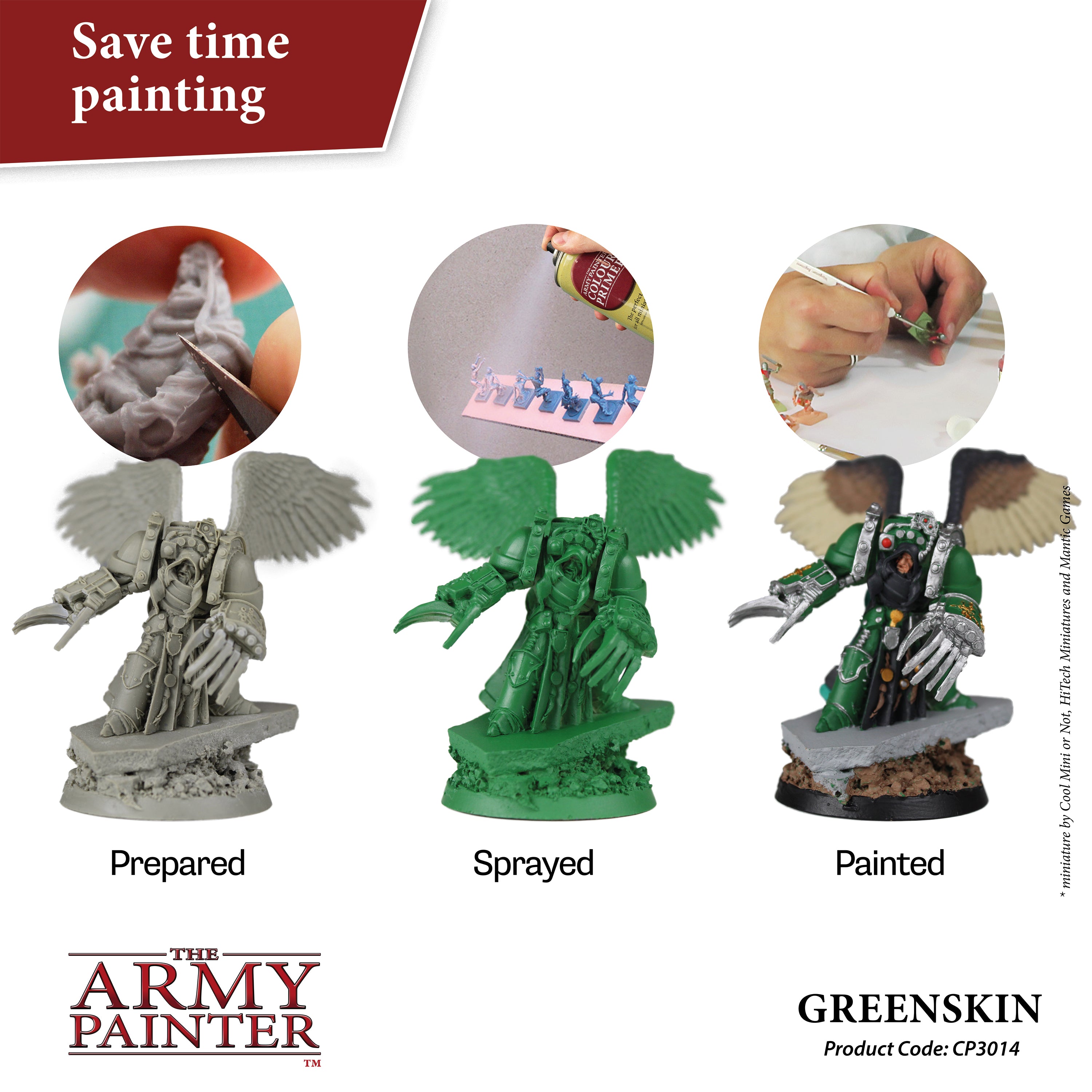 Army Painter Colour Primer Angel Green - Mantic Games
