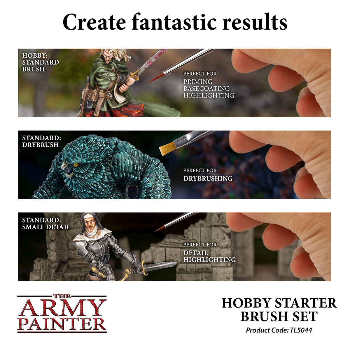 Army Painter Mega Brush Set Review pour les peintres miniatures