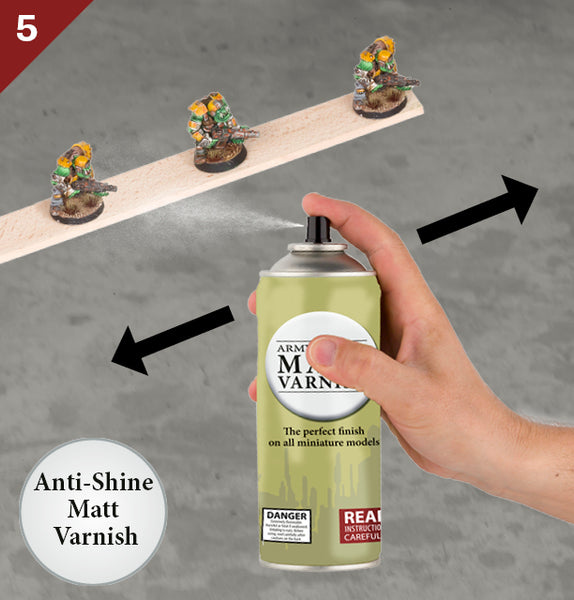 Using varnish 05 - Spray