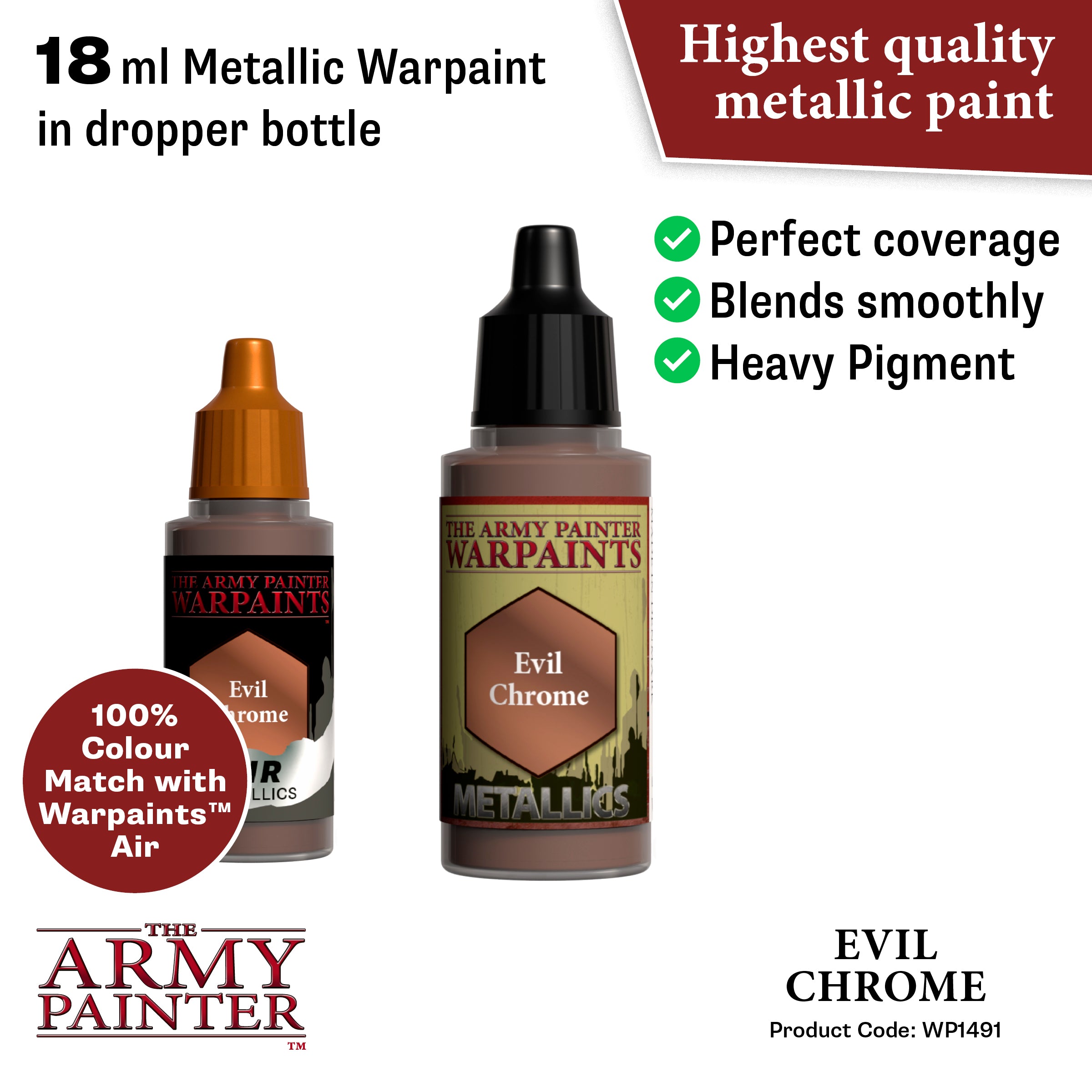 The Army Painter Warpaints Metallics: Paint Set - The Art Store