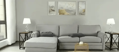 How to Cover a Faux Leather Sectional Couch | Comfy Covers