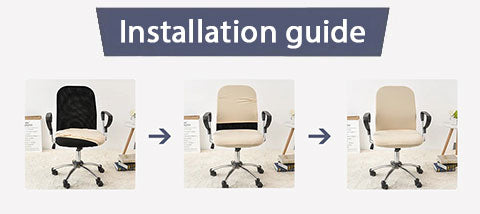 Installation Guide Office Chair Cover | Comfy Cover
