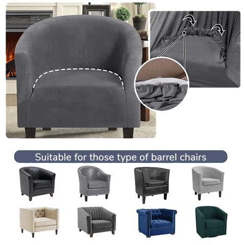 Suitable Barrel Chair Covers | Comfy Covers