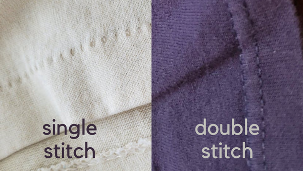 single stitch vs double stitch