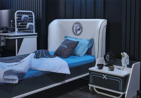 Ensemble de chambre jeune moderne anthracite GAME CUBE kelekci.com