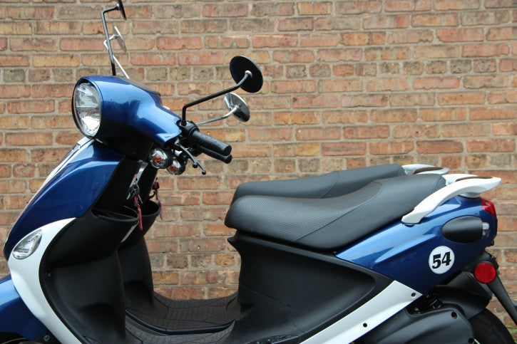 Lower the seat height on your Genuine Scooter up to three inches.