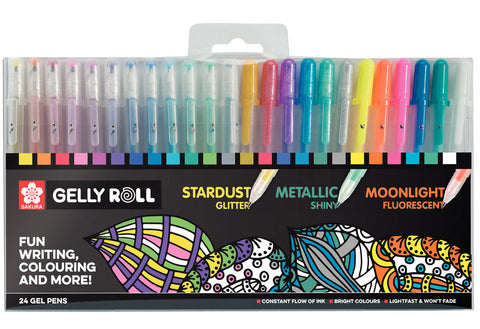 Glitter gel pen Color neutral pen Ballpoint pen Pocket pen Children's  glitter star note-taking color pen box