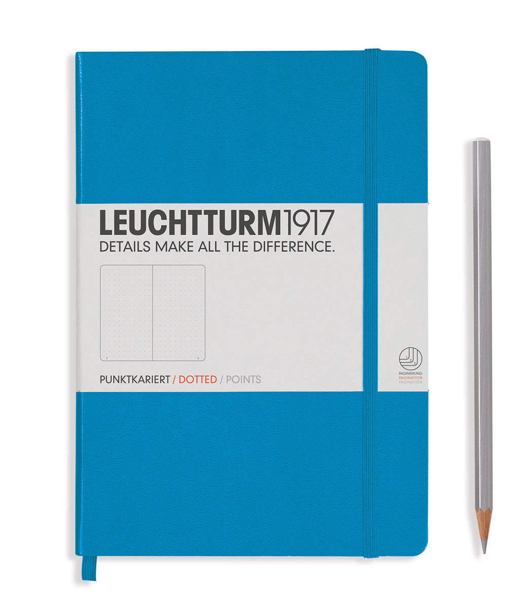 Leuchtturm1917 Medium (A5) Hardcover Notebook Azure The Hamilton