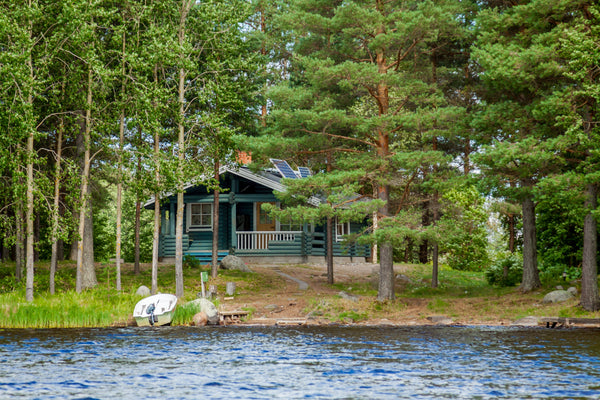 Cottage by the lake in rural New Brunswick