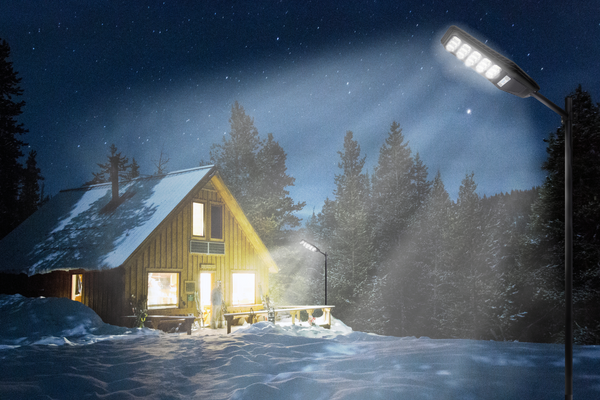 Solar Outdoor Light for Cabin