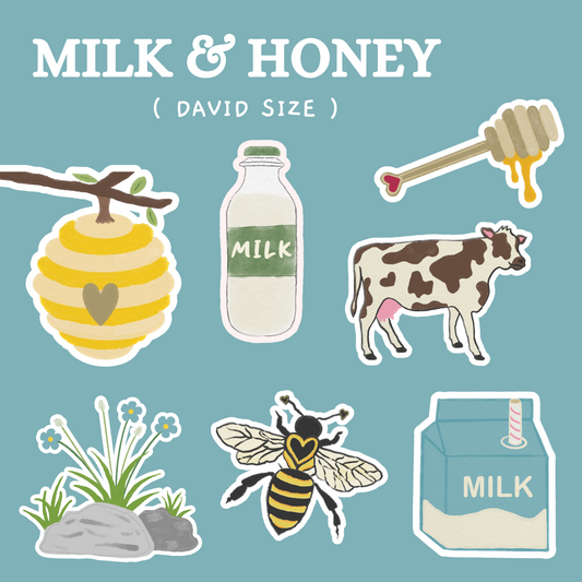 Milk & Honey Sticker Pack - GOLIATH Size