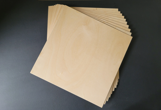 BALTIC BIRCH PLYWOOD 1/8 (3mm) BY APPROX 12 x 14 40 PIECES